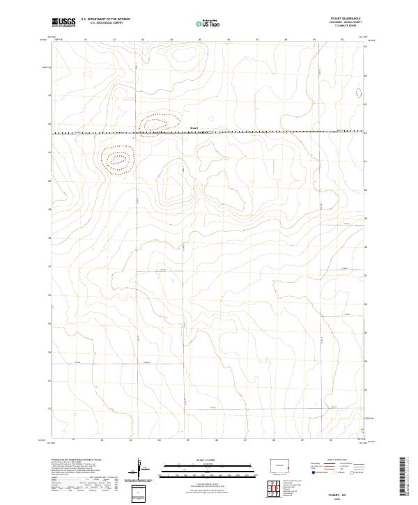 Stuart, CO — USGS 7.5-minute topo (2022)