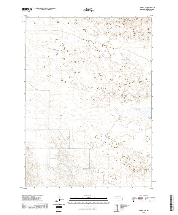 Angora NW, NE — USGS 7.5-minute topo (2021)