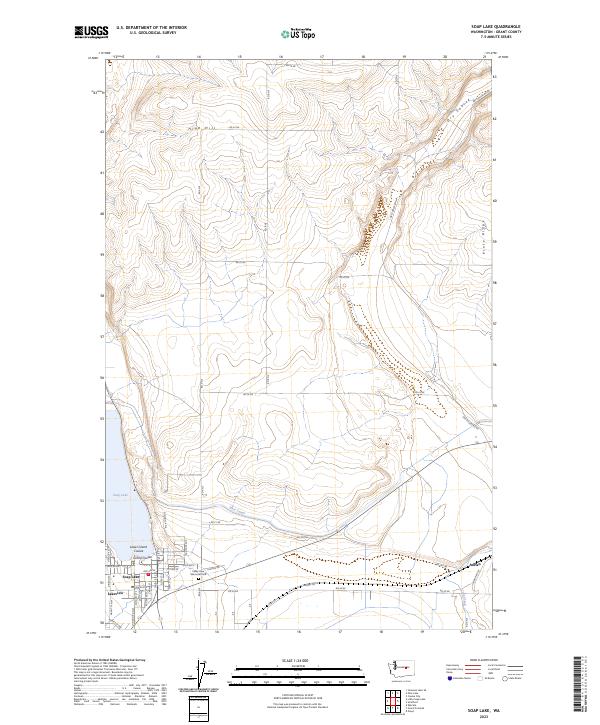 Soap Lake, WA — USGS 7.5-minute topo (2023)