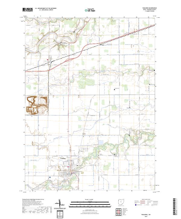 Paulding, OH — USGS 7.5-minute topo (2023)
