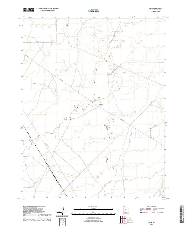 Avon, UT — USGS 7.5-minute topo (2023)