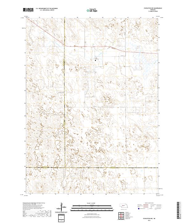 Stapleton NW, NE — USGS 7.5-minute topo (2021)