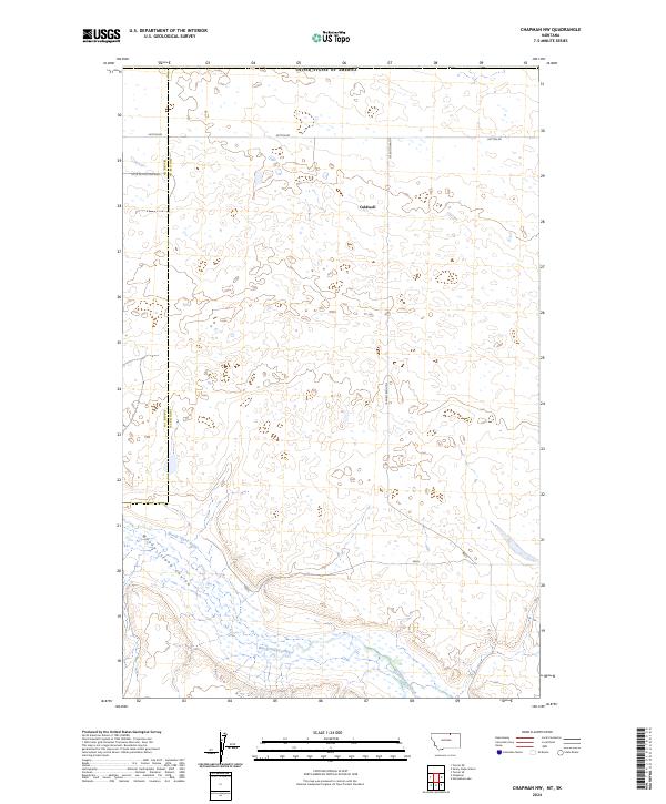 Chapman NW, MT-SK — USGS 7.5-minute topo (2024)