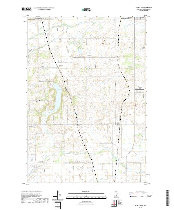 Castle Rock, MN — USGS 7.5-minute topo (2022)