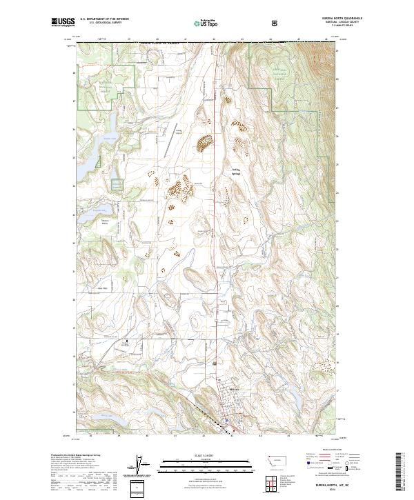 Eureka North, MT-BC — USGS 7.5-minute topo (2024)