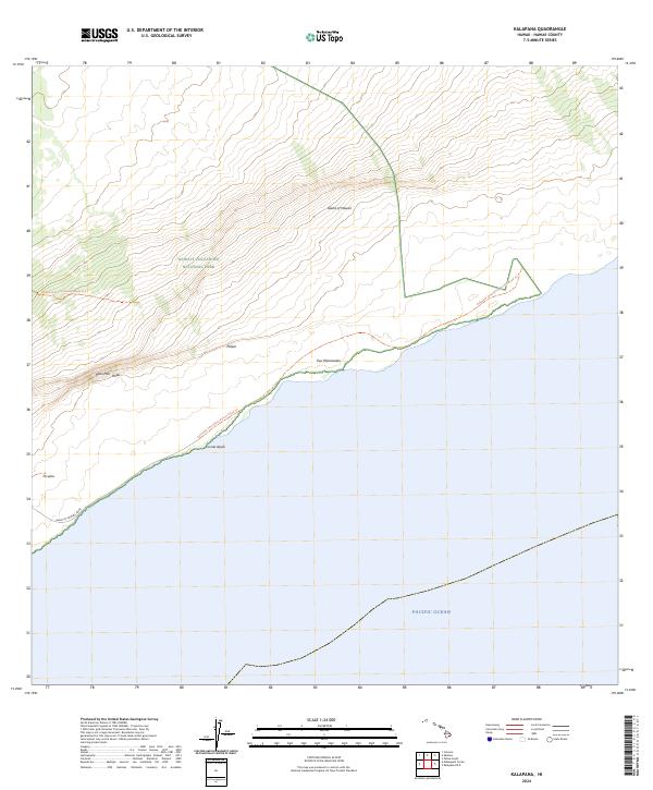 Kalapana, HI — USGS 7.5-minute topo (2024)