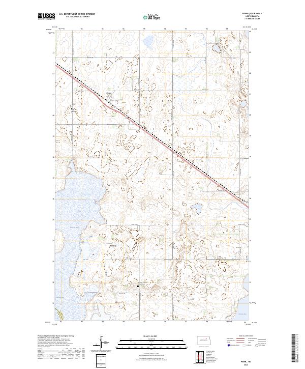 Penn, ND — USGS 7.5-minute topo (2024)