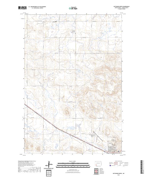 Hettinger North, ND — USGS 7.5-minute topo (2024)