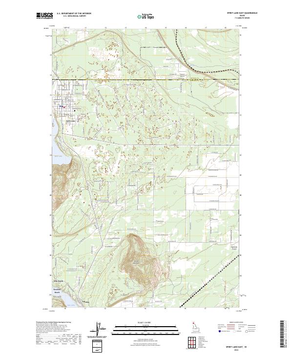Spirit Lake East, ID — USGS 7.5-minute topo (2024)