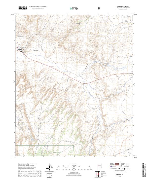 Quemado, NM — USGS 7.5-minute topo (2023)