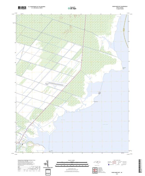 Engelhard East, NC — USGS 7.5-minute topo (2022)