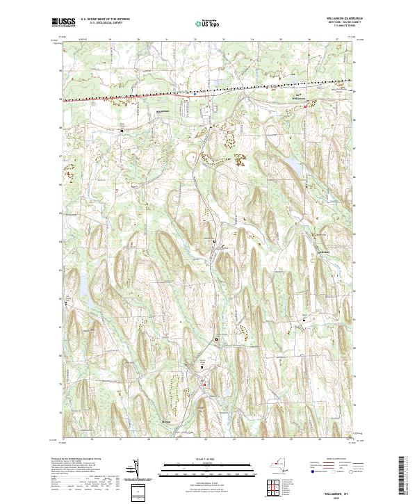 Williamson, NY — USGS 7.5-minute topo (2023)