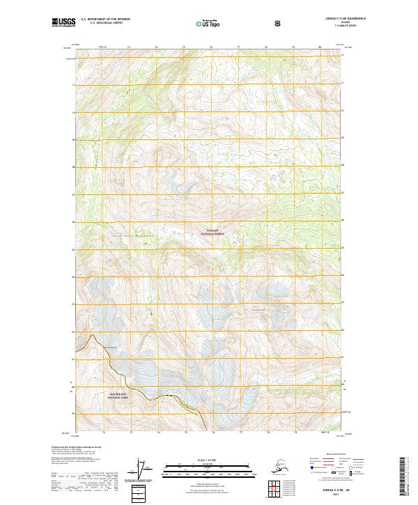 Juneau C-5 NE, AK — USGS 7.5-minute topo (2021)