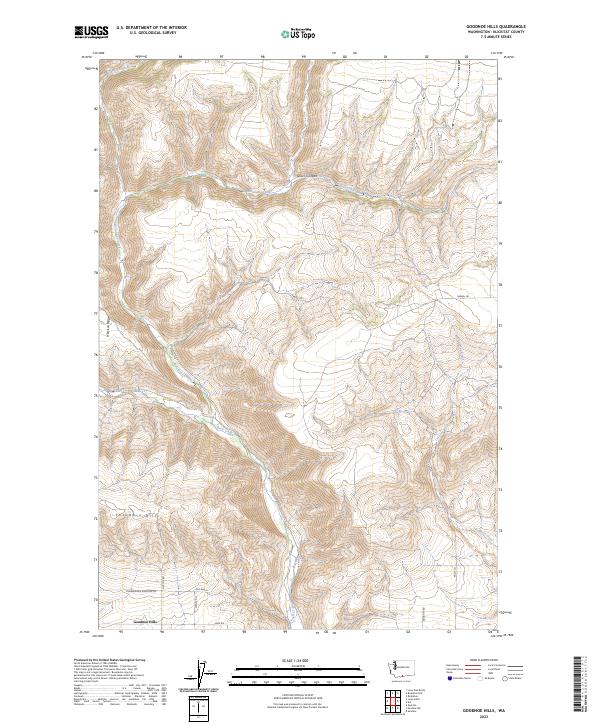 Goodnoe Hills, WA — USGS 7.5-minute topo (2023)