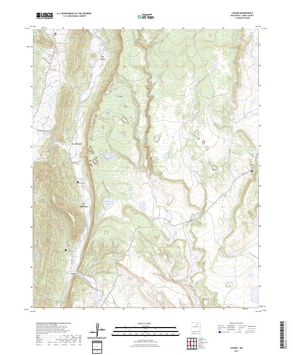 Lucero, NM — USGS 7.5-minute topo (2023)