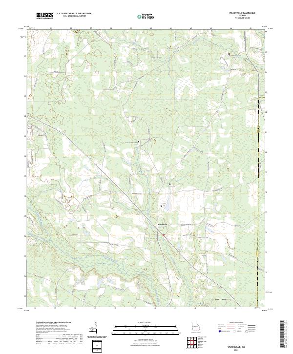 Wilsonville, GA — USGS 7.5-minute topo (2024)