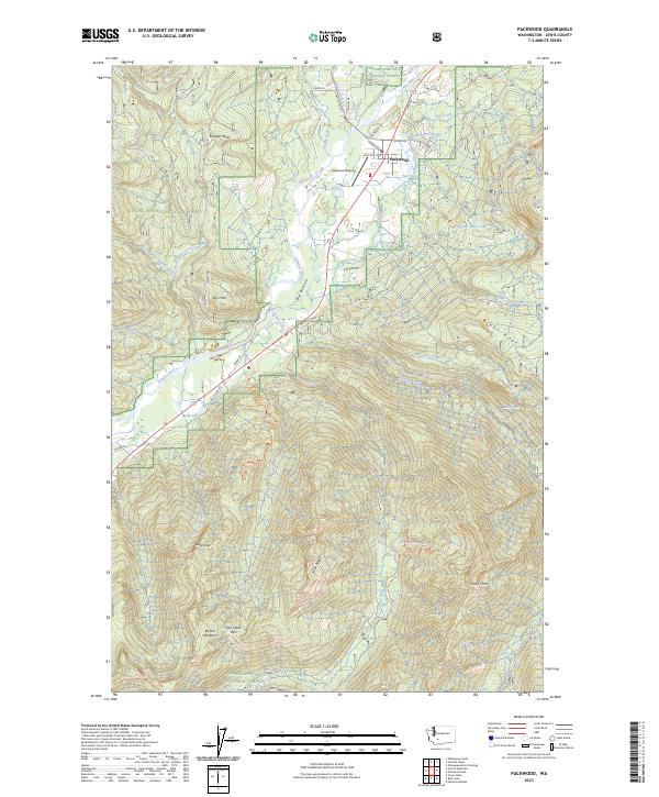 Packwood, WA — USGS 7.5-minute topo (2023)