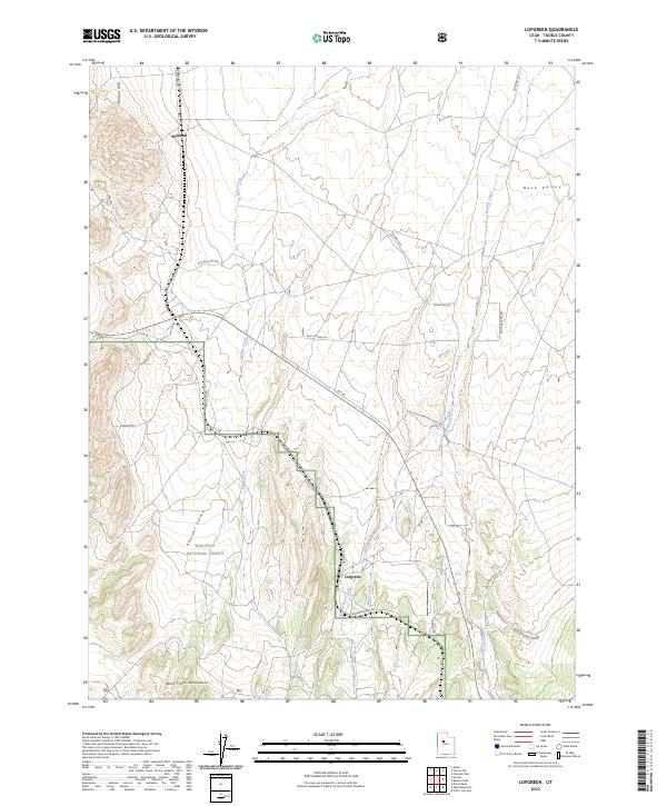 Lofgreen, UT — USGS 7.5-minute topo (2023)