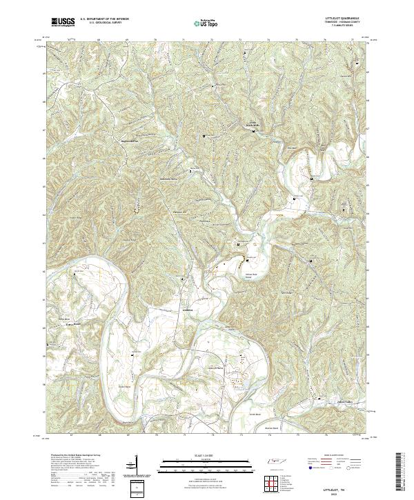 Littlelot, TN — USGS 7.5-minute topo (2022)