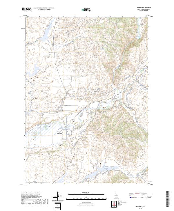 Riverdale, ID — USGS 7.5-minute topo (2024)