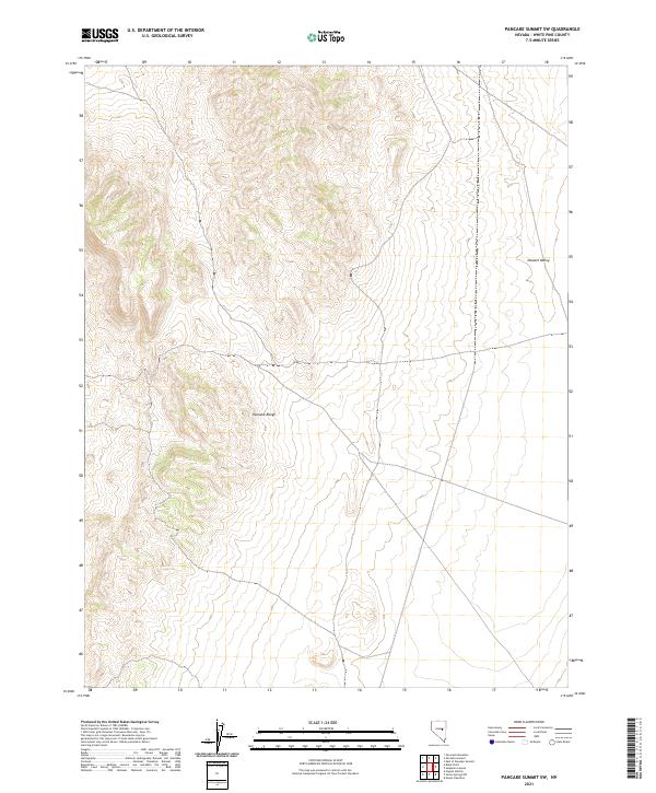Pancake Summit SW, NV — USGS 7.5-minute topo (2021)