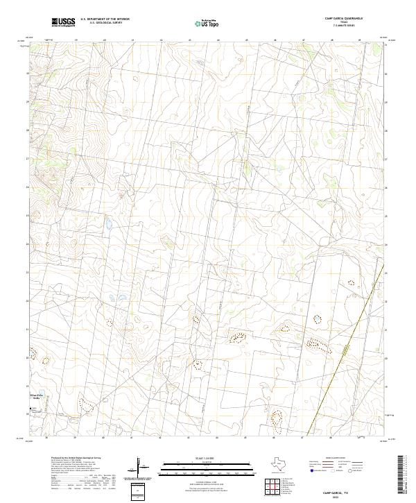 Camp Garcia, TX — USGS 7.5-minute topo (2022)