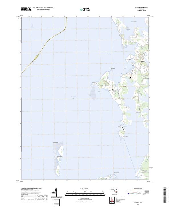 Hudson, MD — USGS 7.5-minute topo (2023)