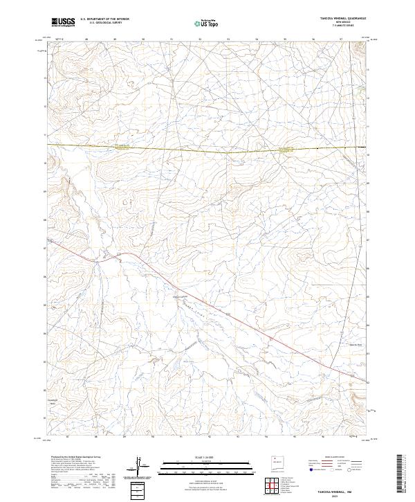 Tancosa Windmill, NM — USGS 7.5-minute topo (2023)