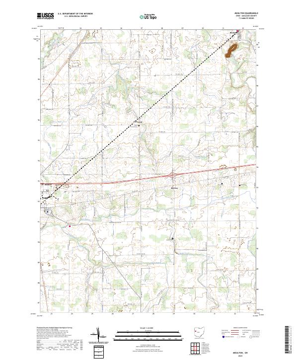 Moulton, OH — USGS 7.5-minute topo (2023)