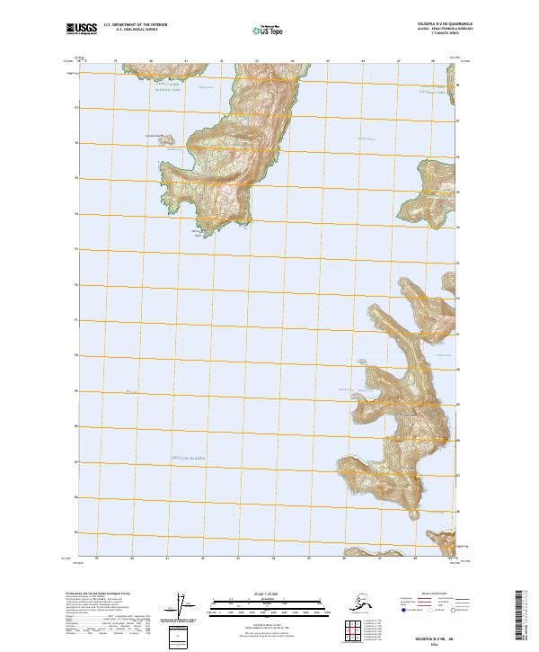 Seldovia B-2 NE, AK — USGS 7.5-minute topo (2024)