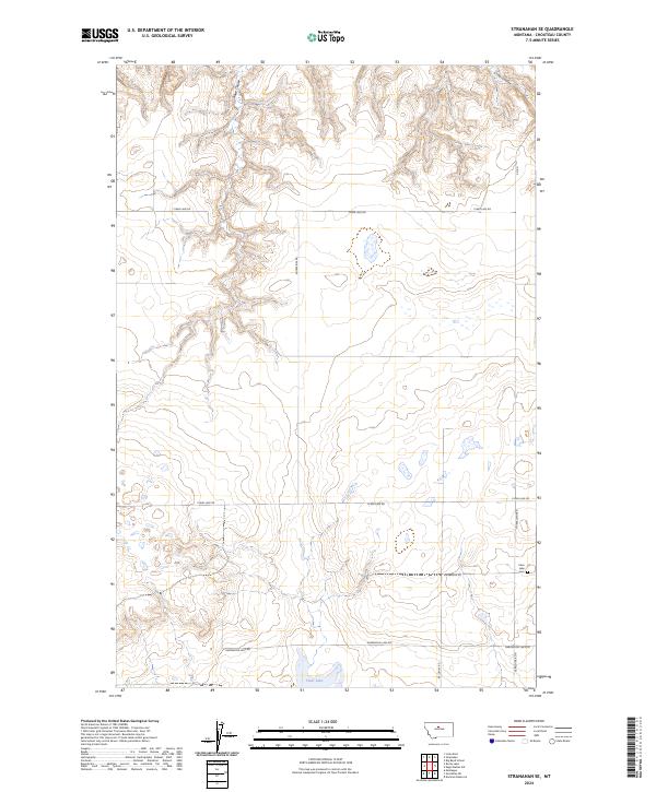 Stranahan SE, MT — USGS 7.5-minute topo (2024)