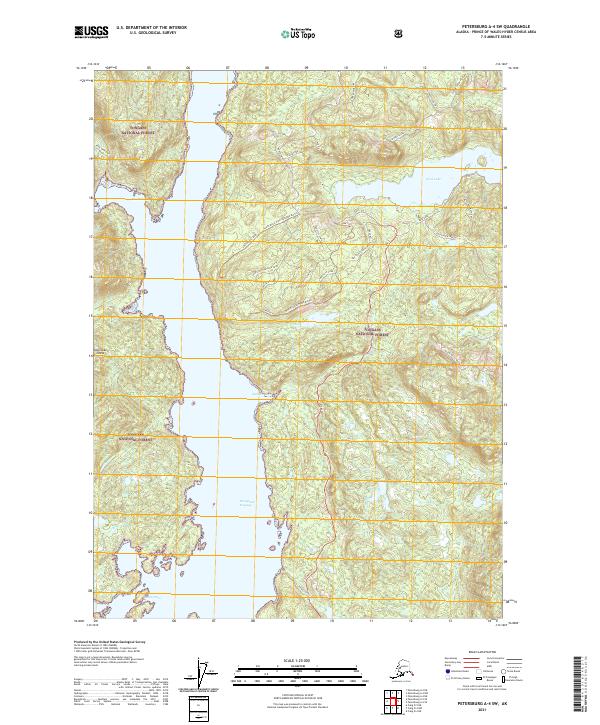 Petersburg A-4 SW, AK — USGS 7.5-minute topo (2021)
