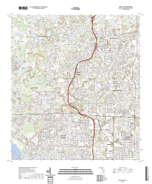 Citrus Park, FL — USGS 7.5-minute topo (2024)