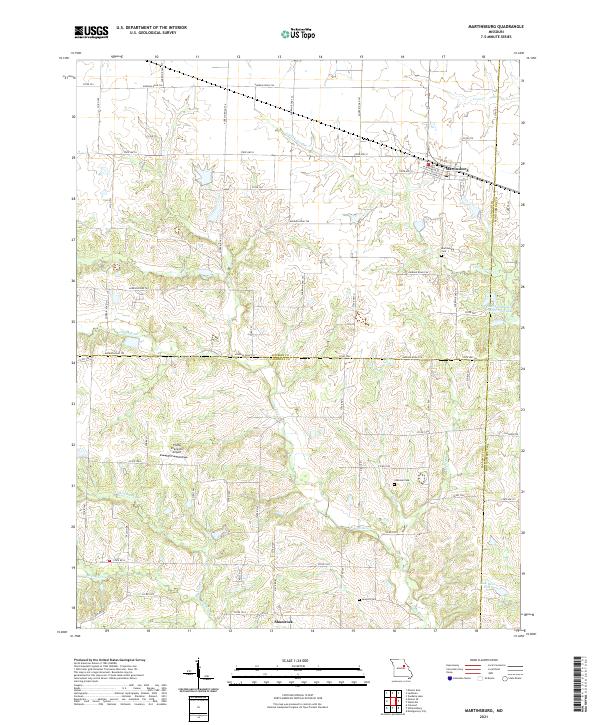 Martinsburg, MO — USGS 7.5-minute topo (2021)