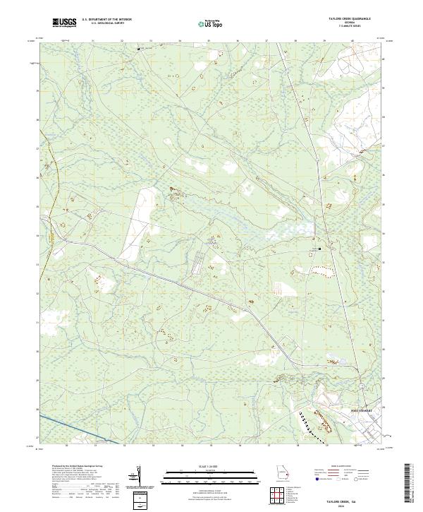 Taylors Creek, GA — USGS 7.5-minute topo (2024)