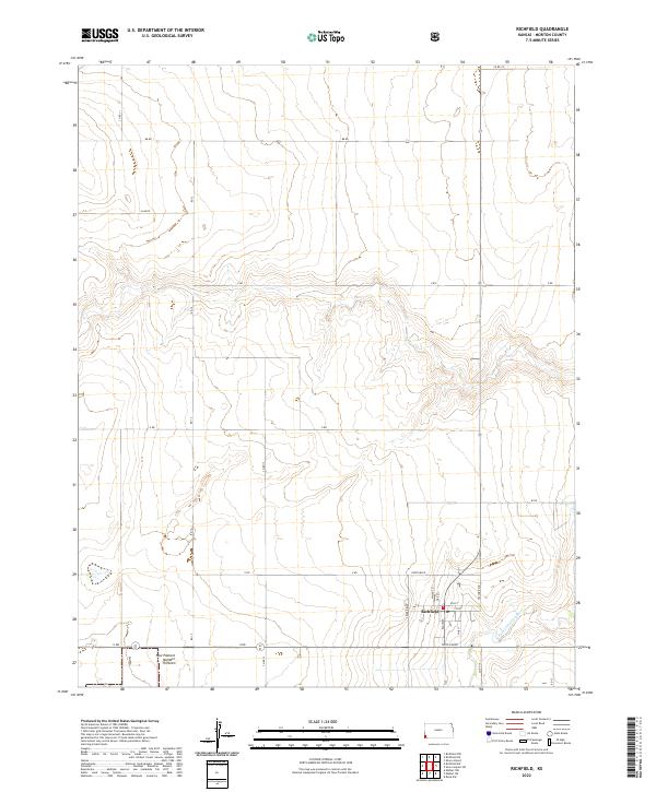 Richfield, KS — USGS 7.5-minute topo (2022)