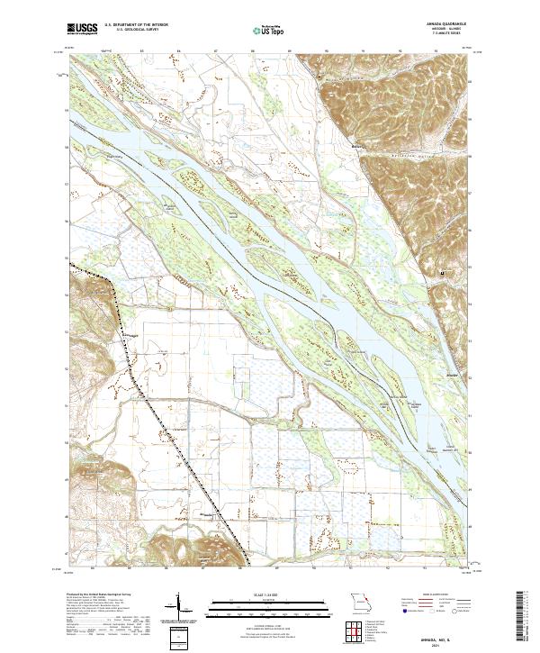 Annada, MO-IL — USGS 7.5-minute topo (2021)