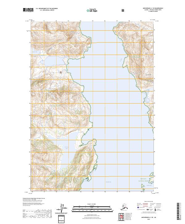 Anchorage A-1 SE, AK — USGS 7.5-minute topo (2023)