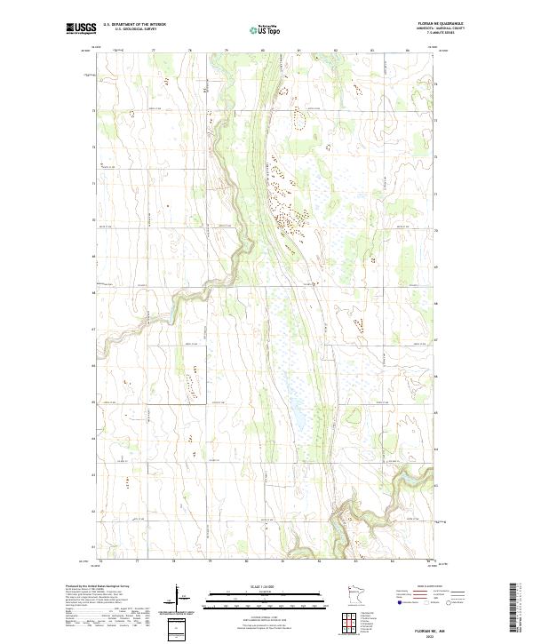 Florian NE, MN — USGS 7.5-minute topo (2022)