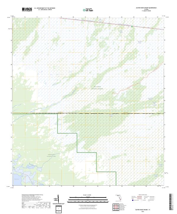 Gator Hook Swamp, FL — USGS 7.5-minute topo (2024)