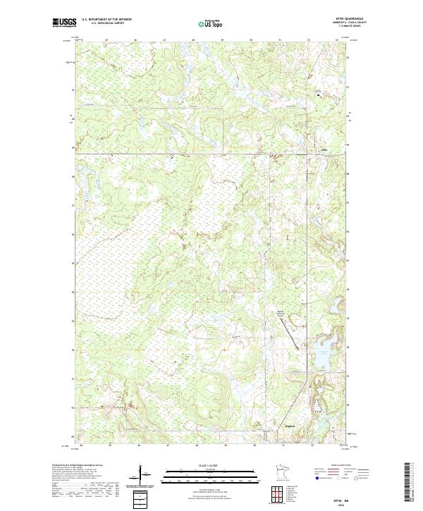 Effie, MN — USGS 7.5-minute topo (2022)