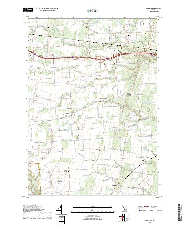 Goodells, MI — USGS 7.5-minute topo (2023)