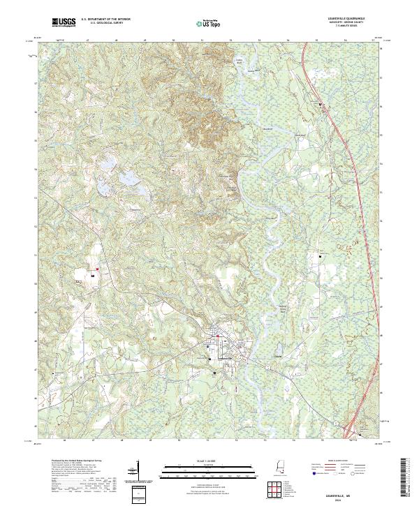 Leakesville, MS — USGS 7.5-minute topo (2024)