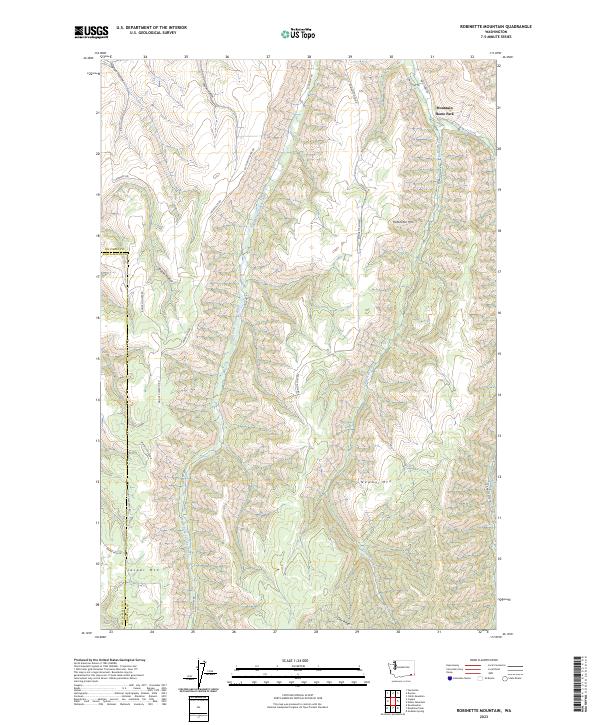 Robinette Mountain, WA — USGS 7.5-minute topo (2023)