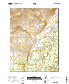 Coleen B-4 NW, AK — USGS 7.5-minute topo (2018)