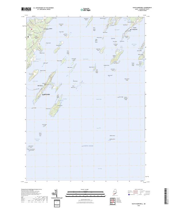 South Harpswell, ME — USGS 7.5-minute topo (2024)