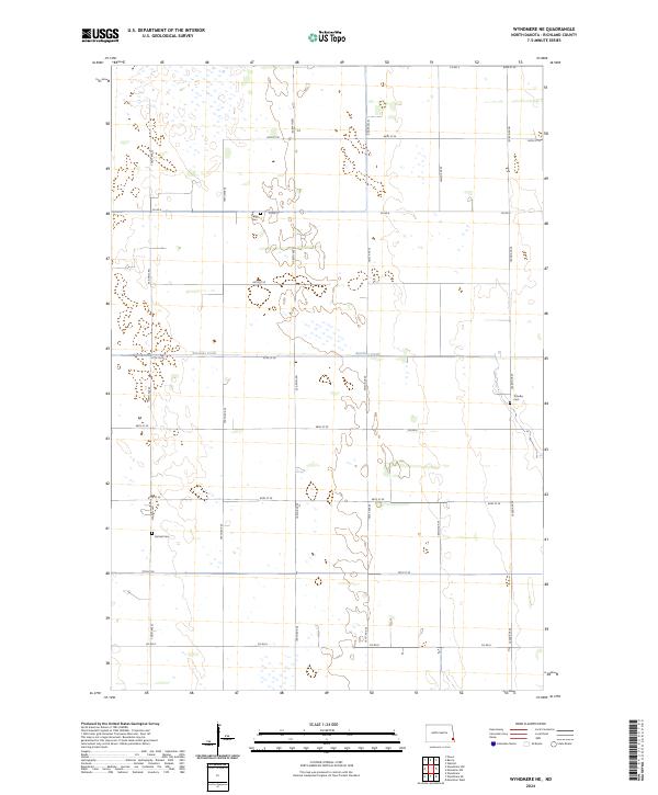 Wyndmere NE, ND — USGS 7.5-minute topo (2024)