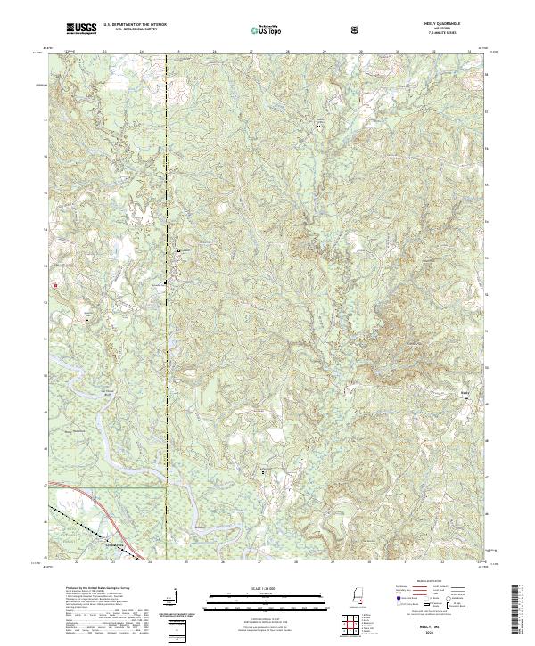 Neely, MS — USGS 7.5-minute topo (2024)