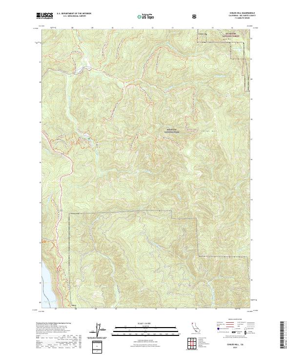 Childs Hill, CA — USGS 7.5-minute topo (2021)