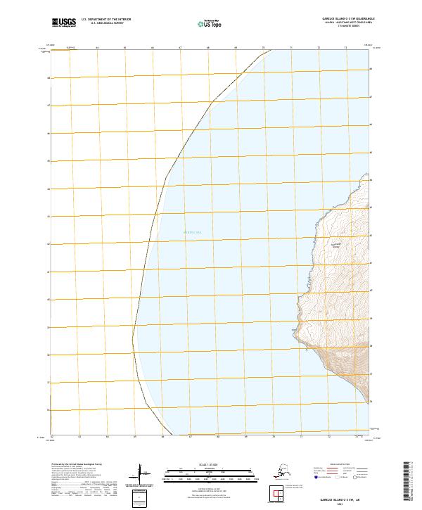 Gareloi Island C-3 SW, AK — USGS 7.5-minute topo (2021)